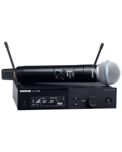 Микрофон Shure - SLXD2/B58-K59, безжичен, черен - 2