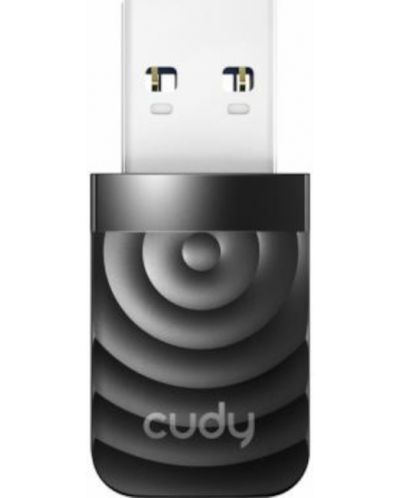 Безжичен нано адаптер Cudy - WU1300S, 1.3Gbps, черен - 2