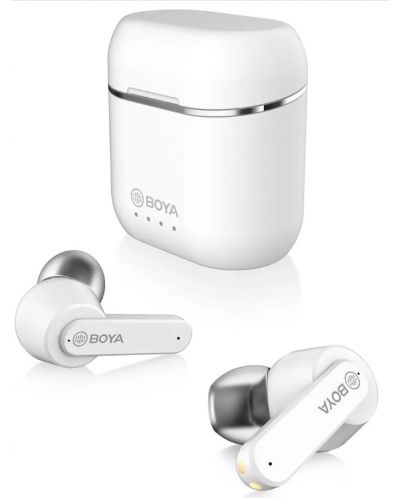 Безжични слушалки Boya - BY-AP4-W, TWS, бели - 3