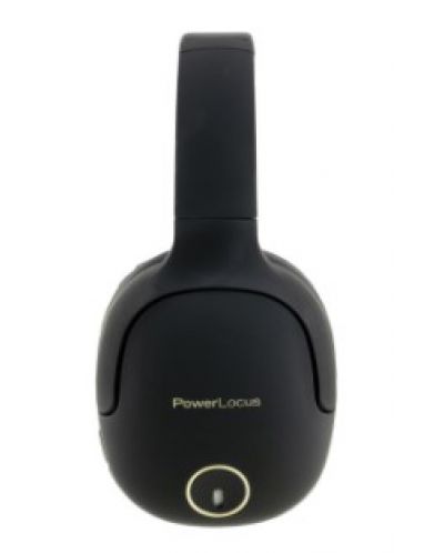 Безжични слушалки PowerLocus - P7, черни/златисти - 6