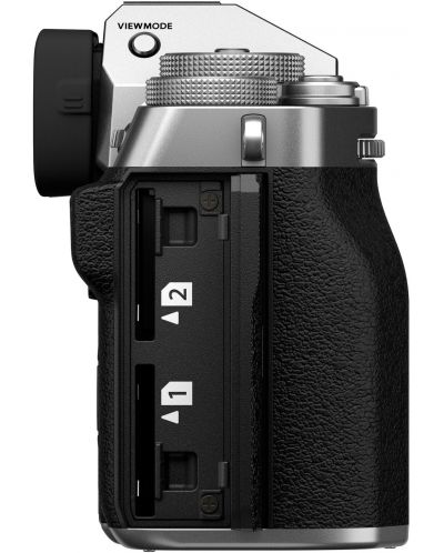 Безогледален фотоапарат Fujifilm - X-T5, 16-80mm, Silver - 6