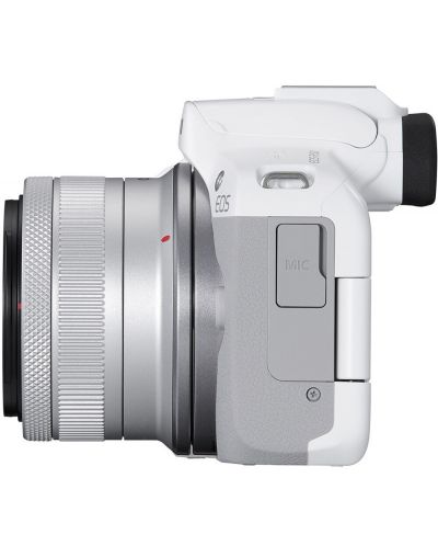 Безогледален фотоапарат Canon - EOS R50, RF-S 18-45mm, f/4.5-6.3 IS STM, бял - 4