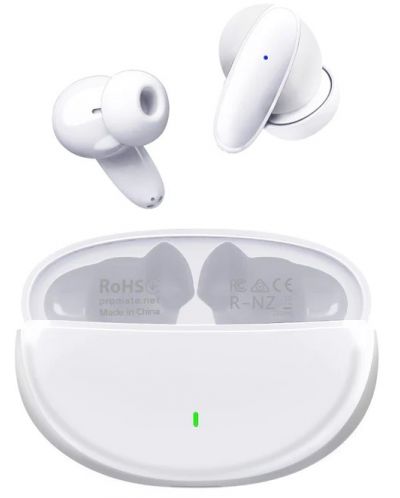 Безжични слушалки ProMate - Lush, TWS, бели - 1
