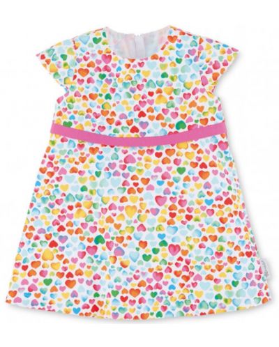 Бебешка рокля с UV 50+ защита Sterntaler - На сърчица, 74 cm, 6-9 мeсеца - 1