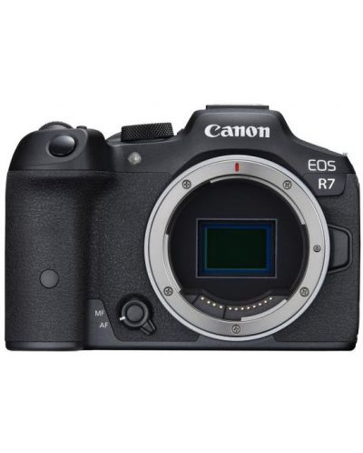 Безогледален фотоапарат Canon - EOS R7, Black - 1