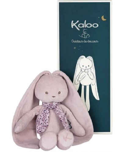 Бебешка плюшена играчка Kaloo - Зайче, розова - 3