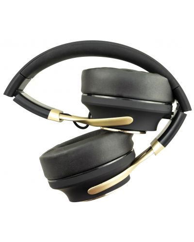 Безжични слушалки PowerLocus - P3, черни/златисти - 4