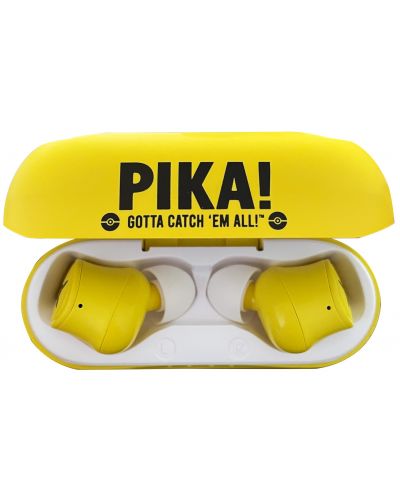 Детски слушалки OTL Technologies - Pikachu, TWS, жълти/бели - 5