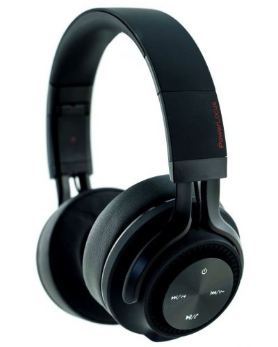 Безжични слушалки PowerLocus - P3 Matte, черни - 1