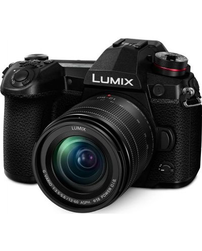 Безогледален фотоапарат Panasonic - Lumix G9, G Vario 12-60mm, Black - 1