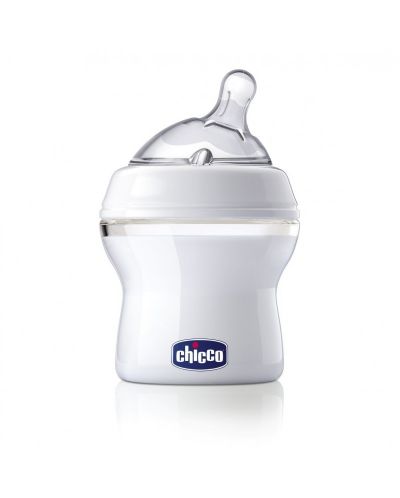 Бебешко шише Chicco - Natural Feeling, силиконов биберон, 1 капка, 150 ml - 1