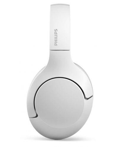 Безжични слушалки Philips - TAH8506WT/00, ANC, бели - 2