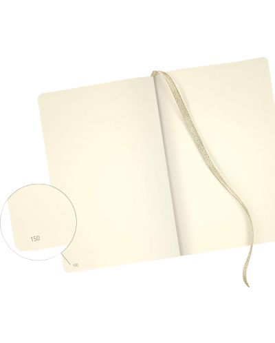 Бележник Castelli Oro - Circles, 9 x 14 cm, бели листове - 3