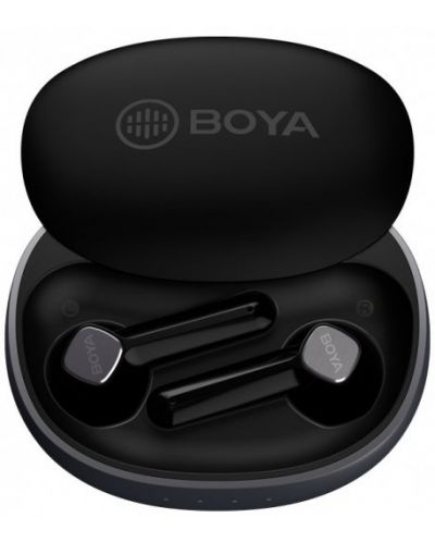 Безжични слушалки Boya - BY-AP100-B, TWS, черни - 4