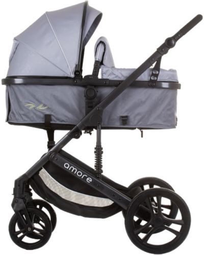 Бебешка количка Chipolino - Аморе, пепелно сива - 2