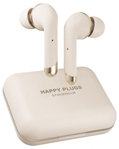 Безжични слушалки Happy Plugs - Air 1 Plus, TWS, златисти - 1