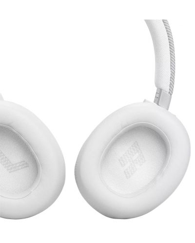 Безжични слушалки JBL - Live 770NC, ANC, бели - 6