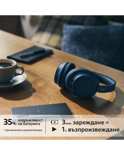 Безжични слушалки Sony - WH-CH720, ANC, сини - 6