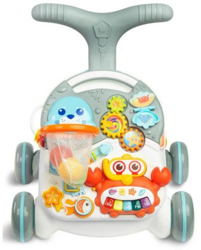 Бебешка проходилка 2 в 1 Caretero Toyz - Spark, Grey  - 2