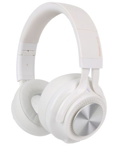 Безжични слушалки PowerLocus - P3, бели - 1