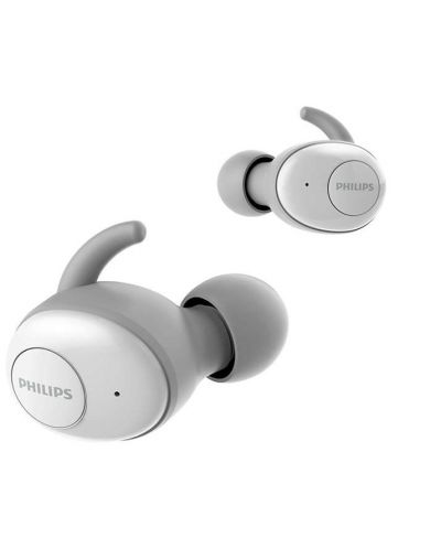 Безжични слушалки с микрофон Philips - TAT3215, TWS, бели - 3