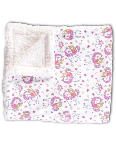Бебешко одеяло Cangaroo - Unicorn, 105 х 75 cm - 1