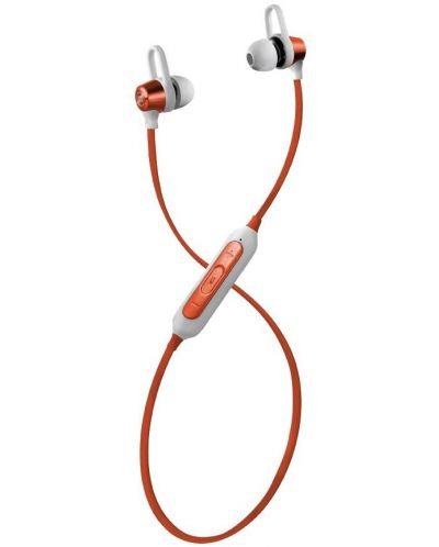 Безжични слушалки с микрофон Maxell - BT750, кафяви/бели - 1