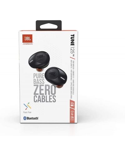 Безжични слушалки JBL - Tune 125 TWS, черни - 7