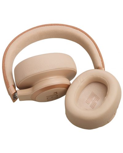 Безжични слушалки JBL - Live 770NC, ANC, Sand - 9