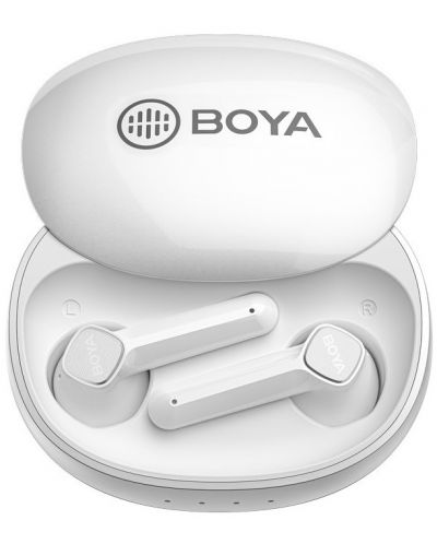 Безжични слушалки Boya - BY-AP100-W, TWS, бели - 3