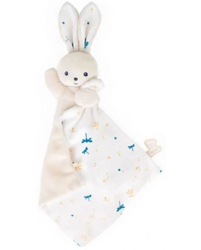  Бебешка кърпичка за гушкане Kaloo - White Delicate, Зайче, 17 cm - 1