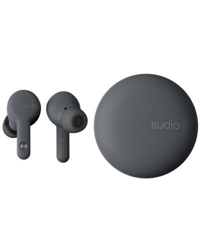 Безжични слушалки Sudio - A2, TWS, ANC, Anthracite - 1