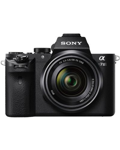 Безогледален фотоапарат Sony - Alpha A7 II, FE 28-70mm OSS, Black - 2