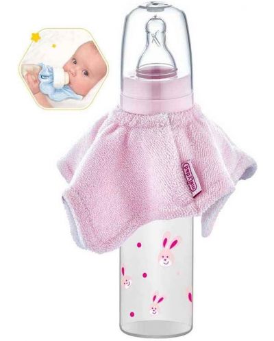 Бебешки лигавник за шише BabyJem - Pink - 2