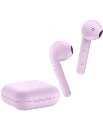 Безжични слушалки с микрофон Cellularline - Java, TWS, розови - 2