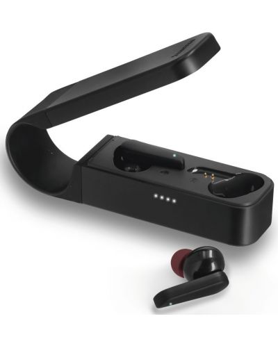 Безжични слушалки с микрофон Hama - Spirit Pocket, ТWS, черни - 1
