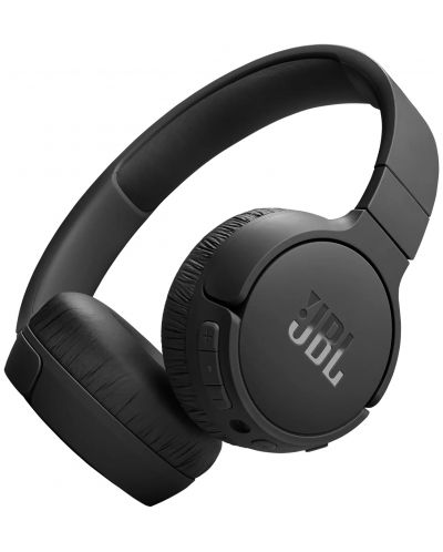 Безжични слушалки с микрофон JBL - Tune 670NC, ANC, черни - 1