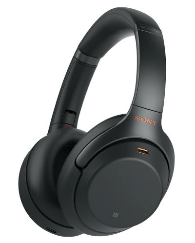 Безжични слушалки Sony - WH-1000XM3, черни - 1