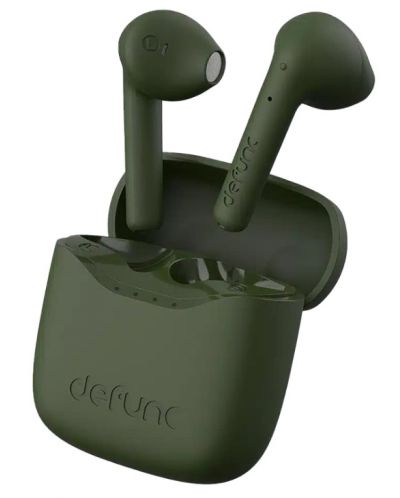 Безжични слушалки Defunc - TRUE LITE, TWS, зелени - 1
