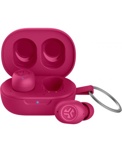 Безжични слушалки JLab - JBuds Mini, TWS, розови - 1