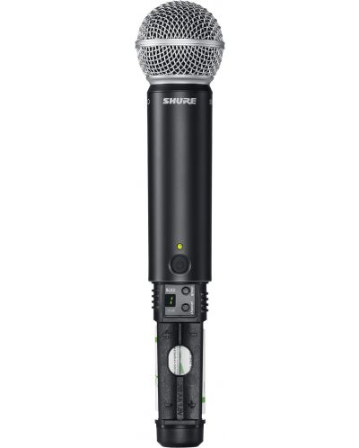 Безжичен микрофон Shure - BLX2/SM58, черен - 3