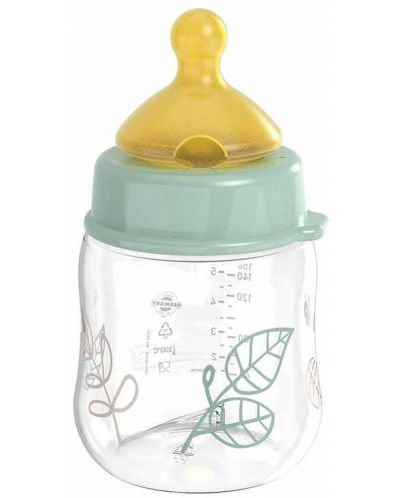 Бебешко шише NIP Green - Cherry, Flow S, Boy, 0 м+, 150 ml, зелено - 2