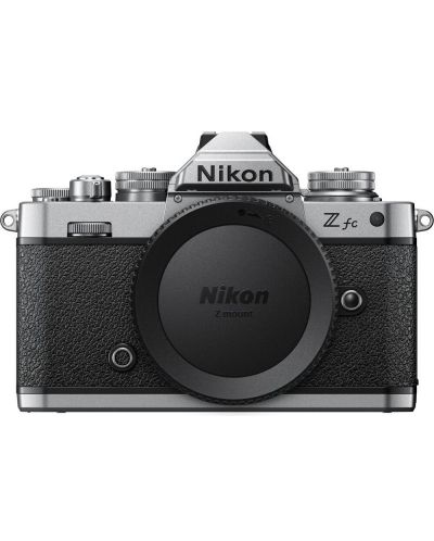Безогледален фотоапарат Nikon - Z fc, 28mm, /f2.8 Silver - 7