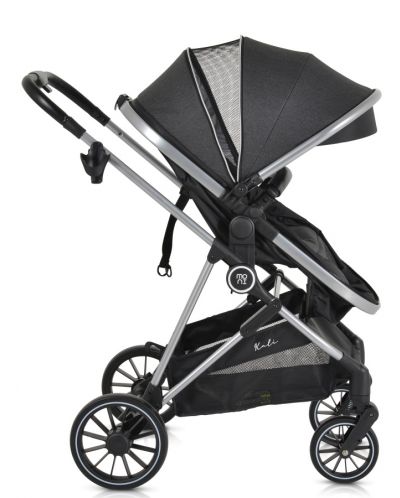 Бебешка комбинирана количка Moni - Kali, черна - 6