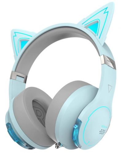 Безжични слушалки с микрофон Edifier - G5BT CAT, сини - 1