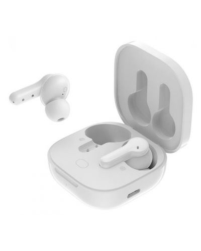 Безжични слушалки Boompods - Bassline Compact, TWS, бели - 3