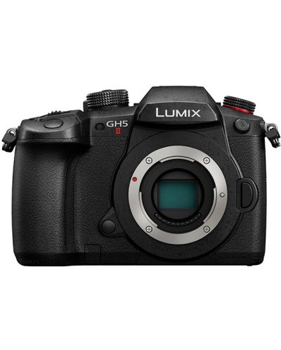 Безогледален фотоапарат Panasonic - Lumix GH5 II, Black - 1