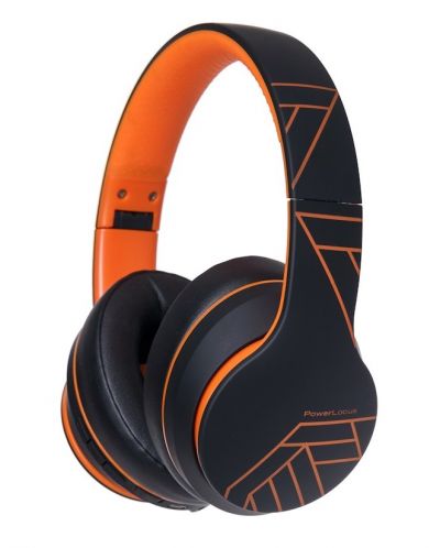 Безжични слушалки PowerLocus - P6, оранжеви - 1