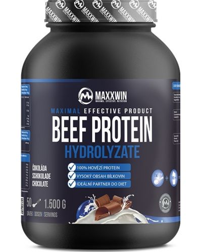 Beef Protein, шоколад, 1500 g, Maxxwin - 1