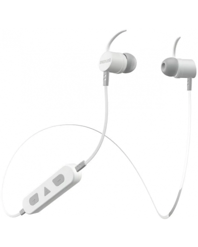 Безжични слушалки с микрофон Maxell - Solid BT100, бели/сиви - 1